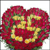 Heart Shape Flower Arrangement with Number - Click here to View more details about this Product